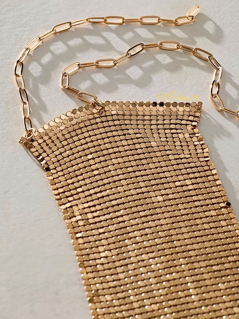 NWT Free People Chainmail Dancefloor Choker Necklace - Picture 4 of 10